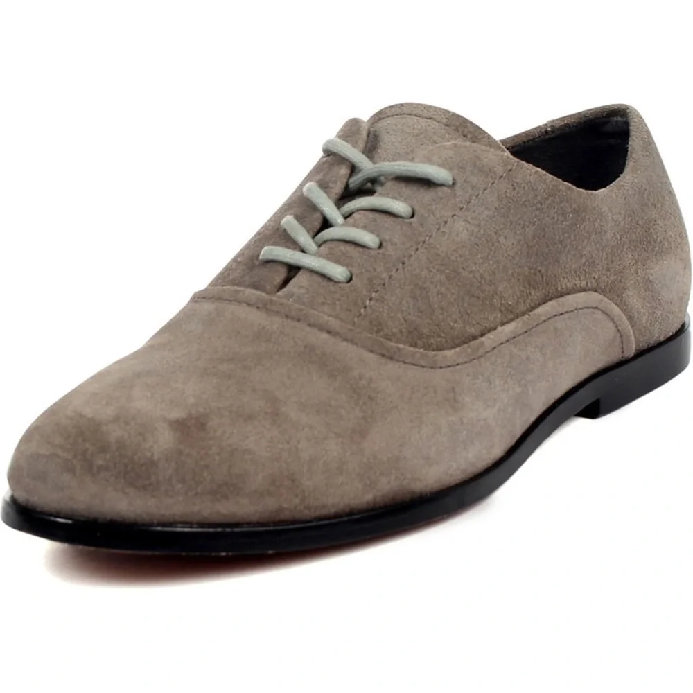 NWOT KR3W - MENS MCKINLEY GREY OILED SUEDE SHOES